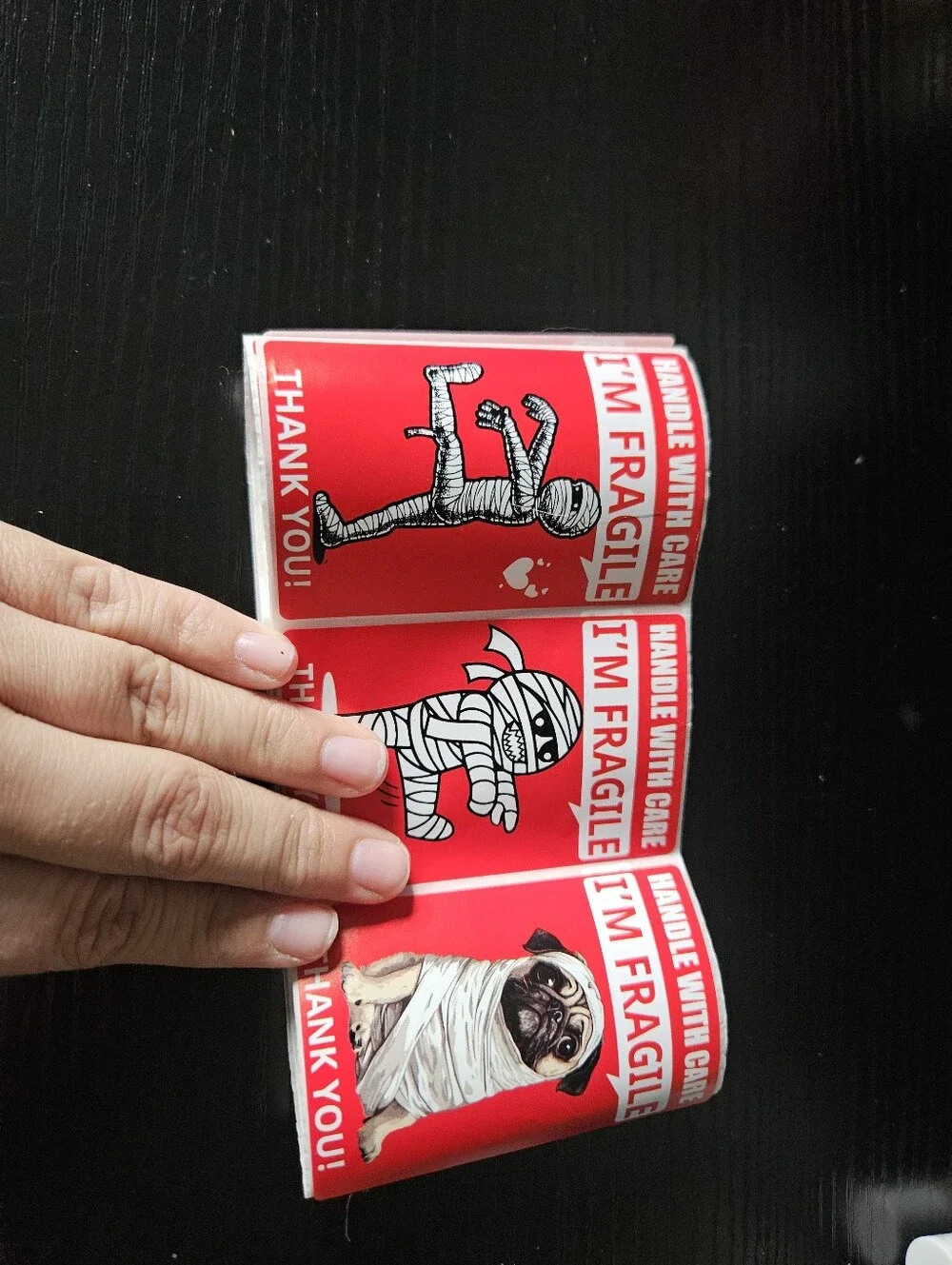 Fragile Mummy Stickers